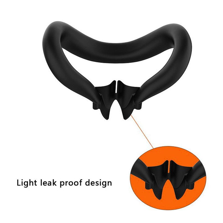 For Meta Quest 3 VR Headset Silicone Face Mask + Lens Protective Cover + 2 Rocker Cap Metanexus XR
