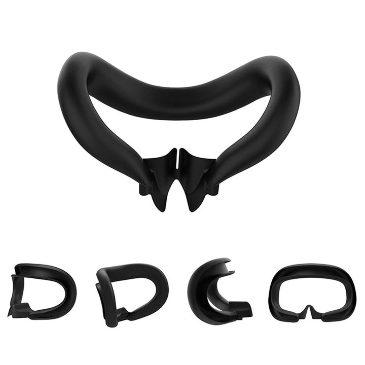 For Meta Quest 3 VR Headset Silicone Face Mask + Lens Protective Cover + 2 Rocker Cap Metanexus XR