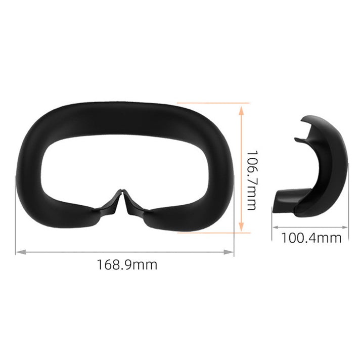 For Meta Quest 3 VR Headset Silicone Face Mask + Lens Protective Cover + 2 Rocker Cap Metanexus XR
