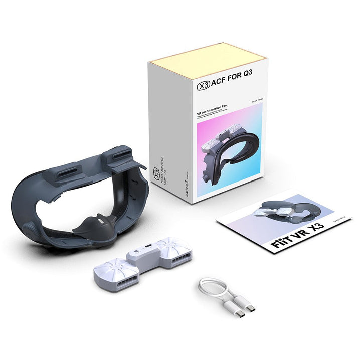 FIIT VR X3 Air Circulation Face Cushion Pad Compatible with Meta Quest 3 Leather Foam Pad Replacement Metanexus XR