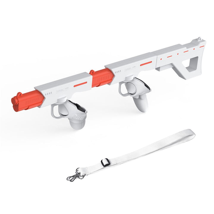 DEVASO For Meta Quest 3 VR Magnetic Suction Gunstock Game Controller Holder Metanexus XR