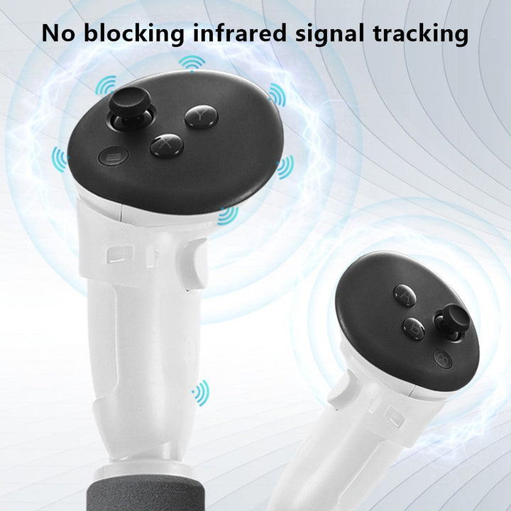 HIBLOKS Gamepad Stick for Oculus Quest 3 Handles Extension Controller Grips ABS+Sponge VR Controller Metanexus XR