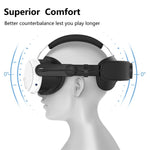 Adjustable Head Strap for Meta Quest 3 Headset VR Replacement Headband VR Accessories Built-In 6400mAh Metanexus XR