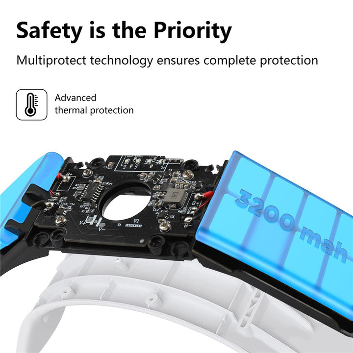 Adjustable Head Strap for Meta Quest 3 Headset VR Replacement Headband VR Accessories Built-In 6400mAh Metanexus XR