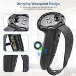1 Pair For Meta Quest 3 / 3S Controller Grips Cover Silicone Extended Handle Accessories Metanexus XR