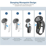 1 Pair For Meta Quest 3 / 3S Controller Grips Cover Silicone Extended Handle Accessories Metanexus XR