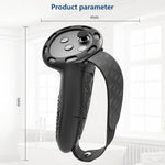 1 Pair For Meta Quest 3 / 3S Controller Grips Cover Silicone Extended Handle Accessories Metanexus XR