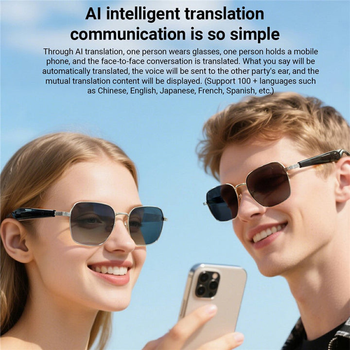 GY200 Smart Glasses - Bluetooth Music & AI Translation Metanexus XR