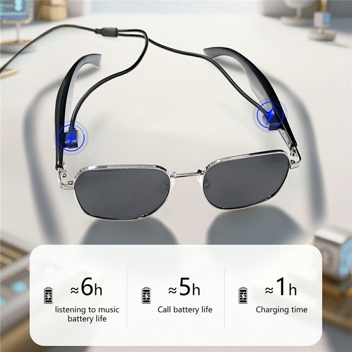 GY200 Bluetooth-compatible Music Call AI Translation Smart Glasses Outdoor Anti UV Sunglasses Metanexus XR