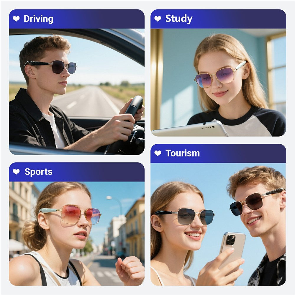 GY200 Smart Glasses - Bluetooth Music & AI Translation Metanexus XR