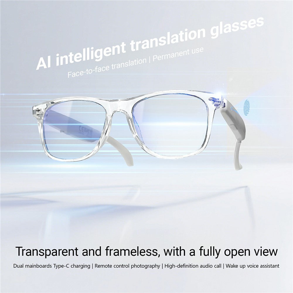 F16 AI Translation Bluetooth-compatible Earphone Glasses Touch Control Wireless Headset Smart Eyewear Metanexus XR
