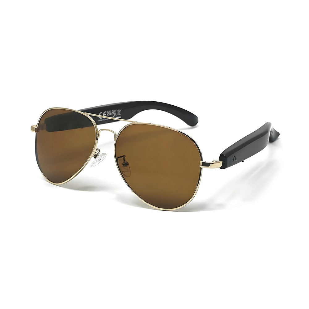 F18 AI Translation Bluetooth-compatible Earphone Glasses Wireless Headset UV Protection Smart Sunglasses Metanexus XR