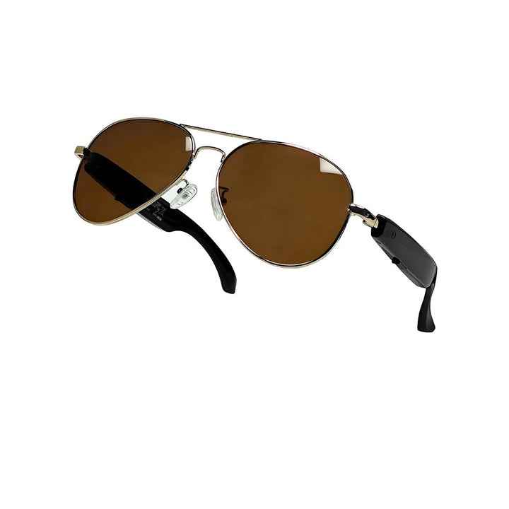 F18 AI Translation Bluetooth-compatible Earphone Glasses Wireless Headset UV Protection Smart Sunglasses Metanexus XR