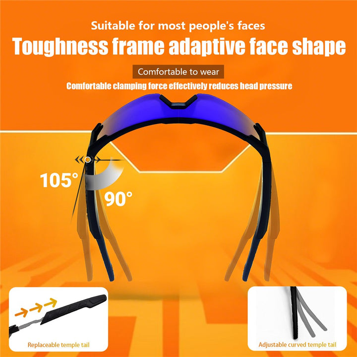 QY-Pro1 AI Translation Bluetooth-compatible Music Glasses for Outdoor Sports Anti UV Cycling Smart Eyewear Metanexus XR