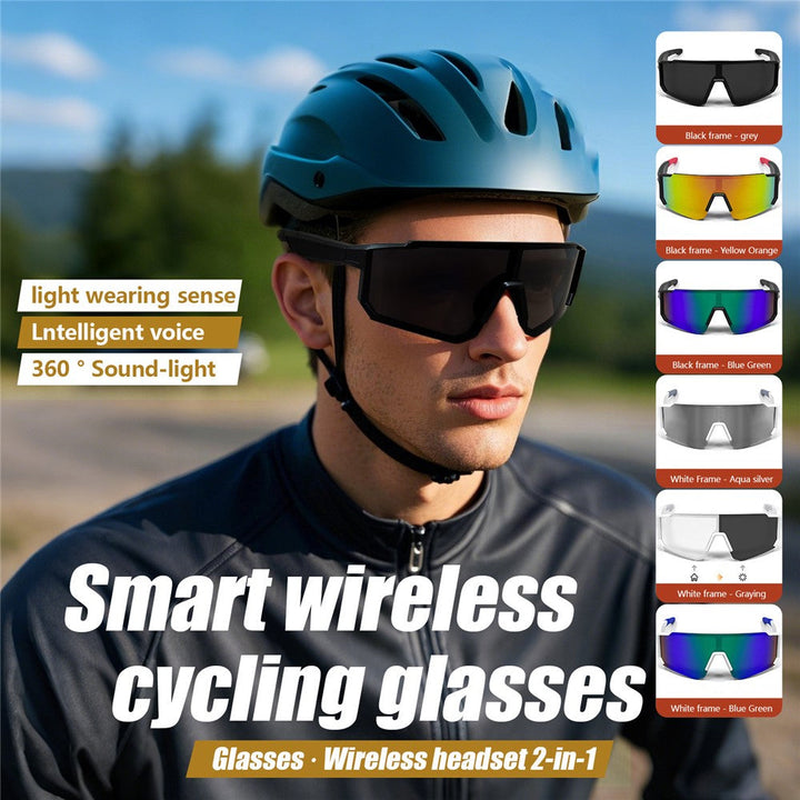 QY-Pro1 AI Translation Bluetooth-compatible Music Glasses for Outdoor Sports Anti UV Cycling Smart Eyewear Metanexus XR