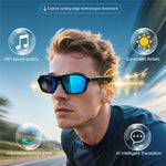 QY-Pro5 Outdoor Sports Cycling Bluetooth-Compatible Glasses AI Translation Music Calls Smart Eyewear Metanexus XR
