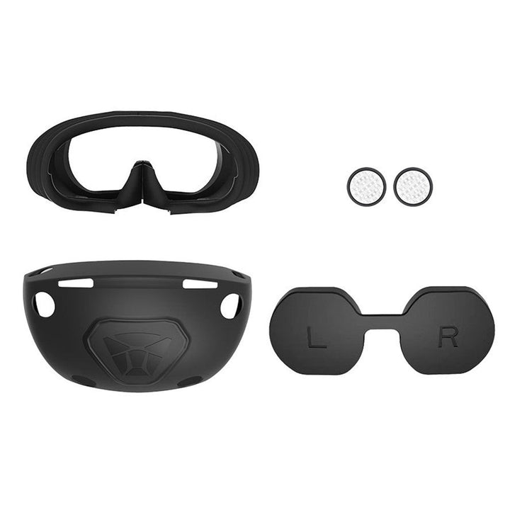 HIBLOKS 4Pcs Silicone Protective Case Set for PS VR2 Headset Lens Cover VR Accessories Metanexus XR