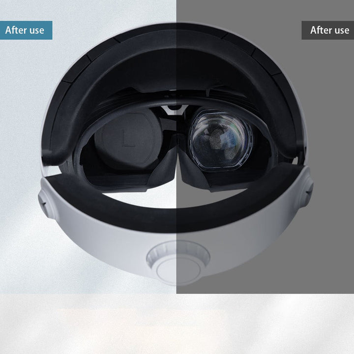 HIBLOKS 4Pcs Silicone Protective Case Set for PS VR2 Headset Lens Cover VR Accessories Metanexus XR