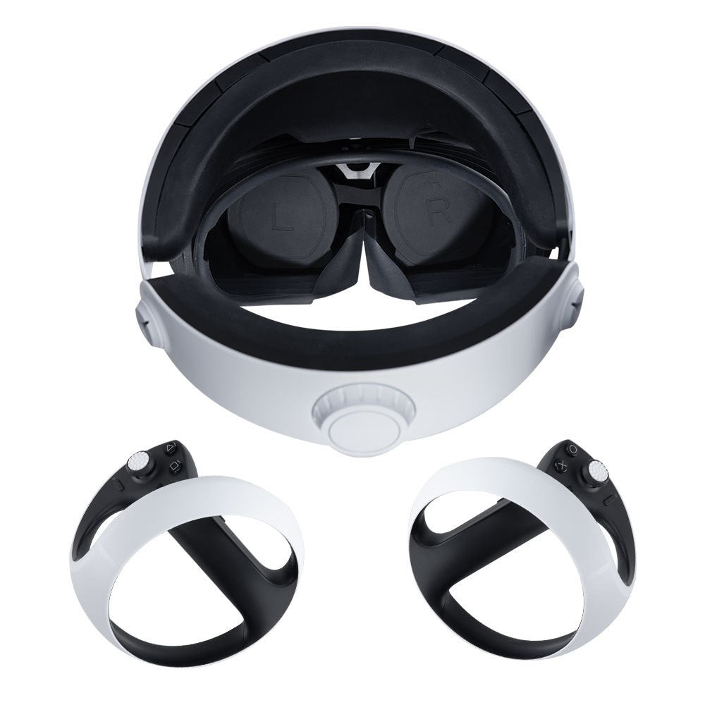 HIBLOKS 4Pcs Silicone Protective Case Set for PS VR2 Headset Lens Cover VR Accessories Metanexus XR