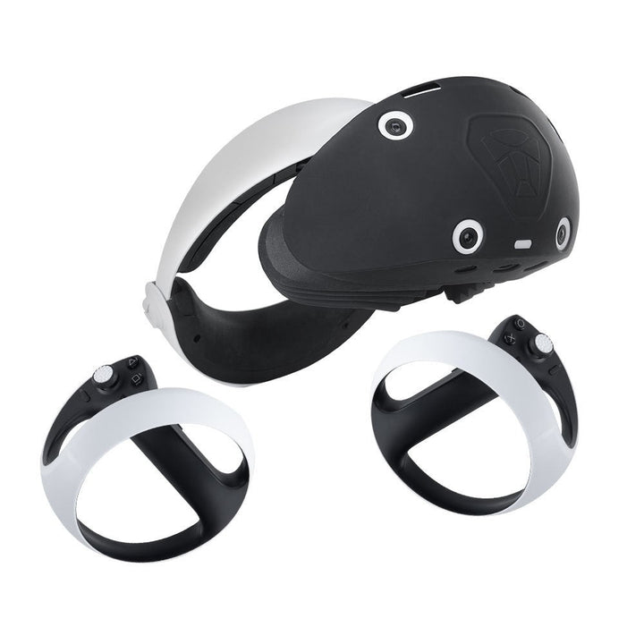 HIBLOKS 4Pcs Silicone Protective Case Set for PS VR2 Headset Lens Cover VR Accessories Metanexus XR