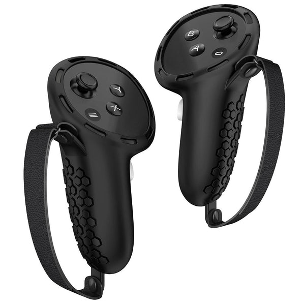 1 Pair Silicone Case for Meta Quest 3 / 3S Touch Controller Protective Grip Cover with Straps Metanexus XR