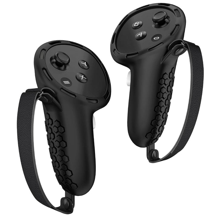 1 Pair Silicone Case for Meta Quest 3 / 3S Touch Controller Protective Grip Cover with Straps Metanexus XR