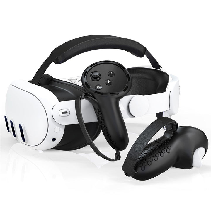 1 Pair Silicone Case for Meta Quest 3 / 3S Touch Controller Protective Grip Cover with Straps Metanexus XR