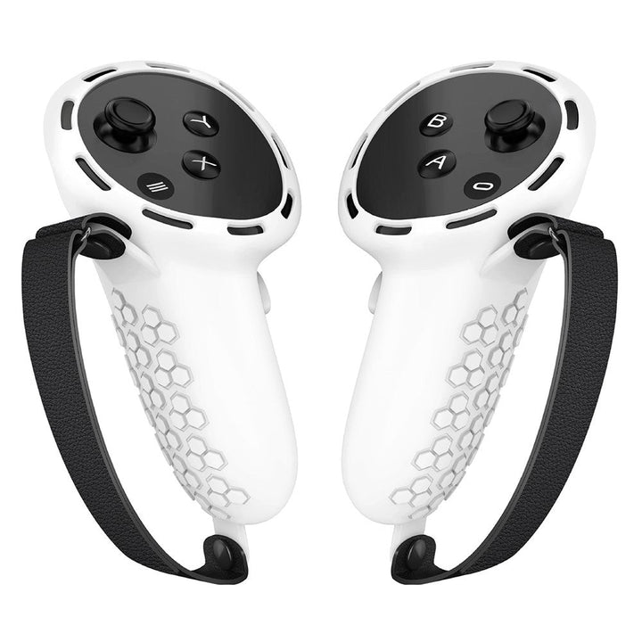 1 Pair Silicone Case for Meta Quest 3 / 3S Touch Controller Protective Grip Cover with Straps Metanexus XR