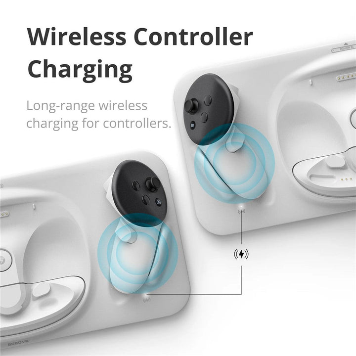BOBOVR D3 For Meta Quest 3 VR Headset Controller Battery Charging Dock with 2 Batteries Metanexus XR
