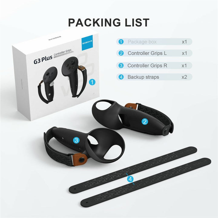 BOBOVR G3 Plus V2.0 For Meta Quest 3  /  Quest 3S Controller Protective Case VR Headset Accessories Metanexus XR