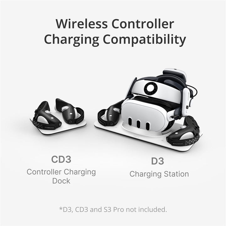 BOBOVR G3 For Meta Quest 3 / Quest 3S Controller Silicone Protective Grip Cover Set with Adjustable Knuckle Strap Metanexus XR