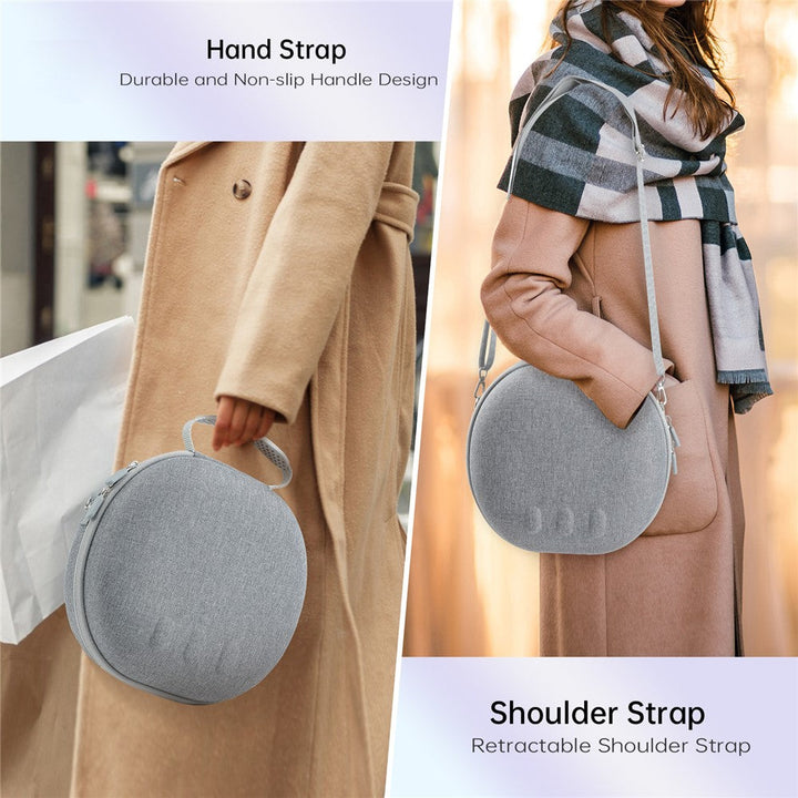 JYS JYS-MQ007 For Meta Quest 3 Hard EVA Portable Storage Bag VR Helmet Handle Protection Bag Metanexus XR