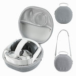 JYS JYS-MQ007 For Meta Quest 3 Hard EVA Portable Storage Bag VR Helmet Handle Protection Bag Metanexus XR