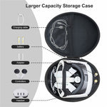 JYS JYS-MQ008 For Meta Quest 3 VR Glasses Shockproof Carrying Case Portable Hard Shell Bag Handbag Metanexus XR