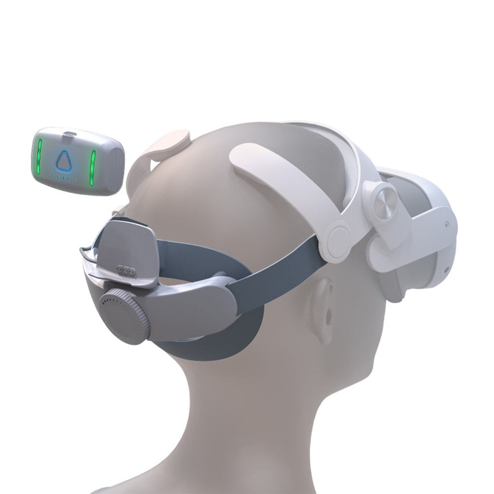 T302POWER For Meta Quest 3 / Quest 3S Headband VR Headset Accessory Head Strap with Ambient Lighting 5000mAh Battery Metanexus XR