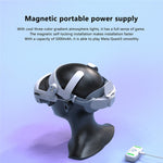 T302POWER For Meta Quest 3 / Quest 3S Headband VR Headset Accessory Head Strap with Ambient Lighting 5000mAh Battery Metanexus XR