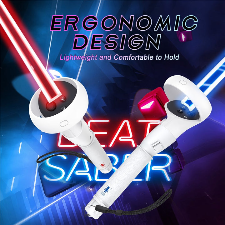 1 Pair For Meta Quest 2 VR Extension Grips VR Game Controllers Handle Metanexus XR