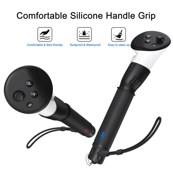 4-In-1 VR Gaming Controller Extension Cover For Meta Quest 3 Auxiliary Tool Metanexus XR