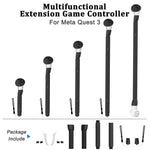 4-In-1 VR Gaming Controller Extension Cover For Meta Quest 3 Auxiliary Tool Metanexus XR