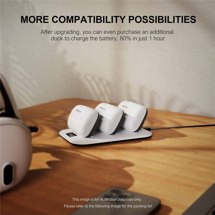 BOBOVR B100U For BOBOVR M1 / M2 / M3 Replacement Battery VR Head Strap Accessories Metanexus XR