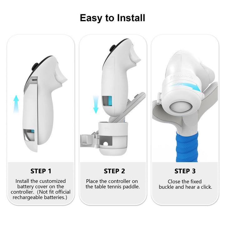 AMVR Q3TP1 For Meta Quest 3 Table Tennis Paddle Grip VR Gaming Accessories Metanexus XR