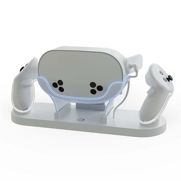 IPLAY HBV-637 For Meta Quest 3S / 3 VR Headset Charging Dock Controller Desktop Charger with LED Light Metanexus XR