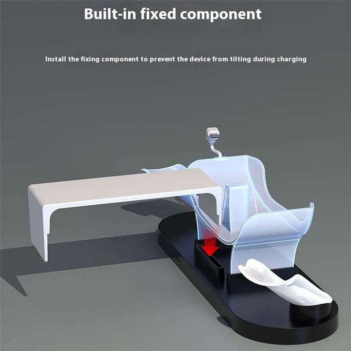 IPLAY HBV-637 For Meta Quest 3S / 3 VR Headset Charging Dock Controller Desktop Charger with LED Light Metanexus XR