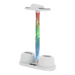 HBV-463 For Meta Oculus Quest 3 RGB VR Headset Charging Station Display Stand Base Controller Storage Holder Metanexus XR