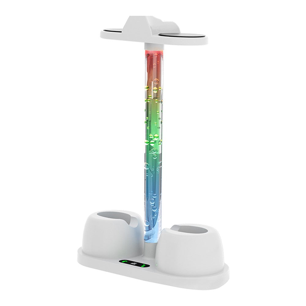 HBV-463 For Meta Oculus Quest 3 RGB VR Headset Charging Station Display Stand Base Controller Storage Holder Metanexus XR