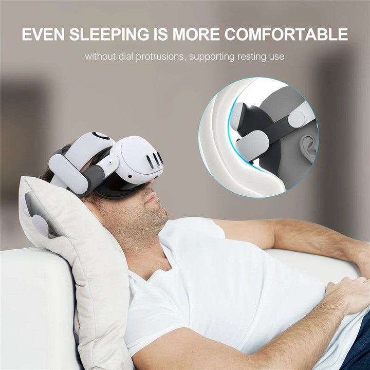 BOBOVR S3 Pro For Meta Quest 3S / 3 Battery Head Strap with 10000mAh Replaceable Battery Pack Metanexus XR