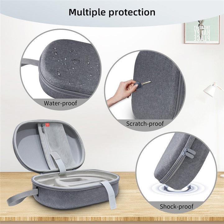 JYS JYS-APP001 Storage Bag for Apple Vision Pro VR Accessories Carrying Case, Grey Linen Cover Metanexus XR