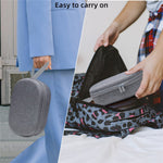 JYS JYS-APP001 Storage Bag for Apple Vision Pro VR Accessories Carrying Case, Grey Linen Cover Metanexus XR