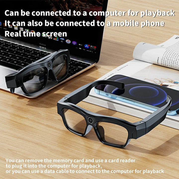 XV19 2K Camera WiFi Smart Glasses Bluetooth-compatible Sports Earphone without Memory Card (CE Certified) Metanexus XR