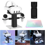 Storage Rack for Meta Quest 3S / Quest 3 / Quest 2 VR Headset Charging Stand Controller Desktop Organizer Metanexus XR